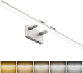 39.4 in 5-Color Temperature Dimmable Brushed Nickel Vanity Light