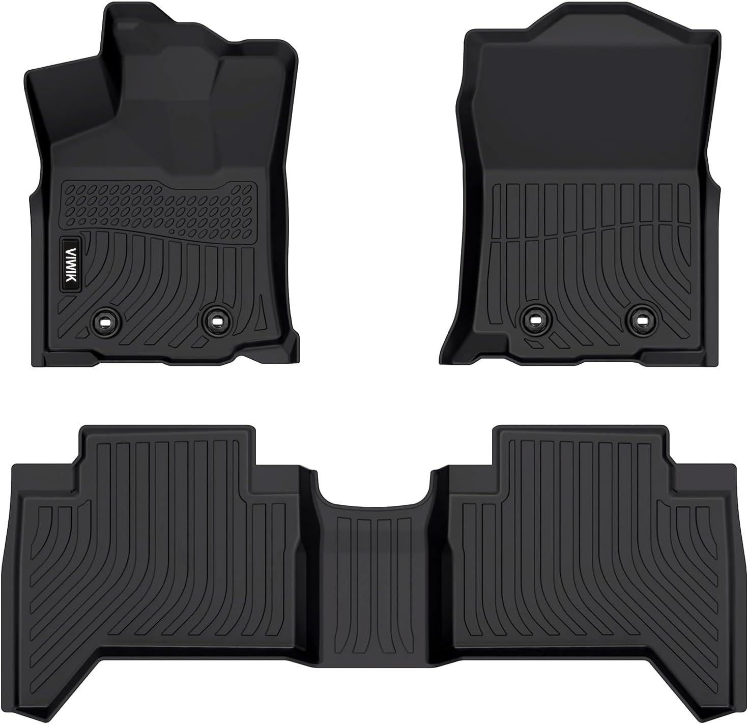 VIWIK Floor Mats for Toyota Tacoma 2018-2024 Double Cab Auto