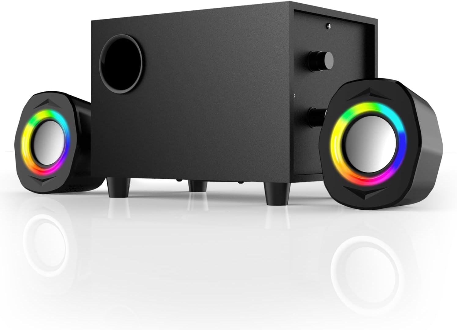 Immerse in Gaming Bliss: ELIMAVI RGB Stereo System