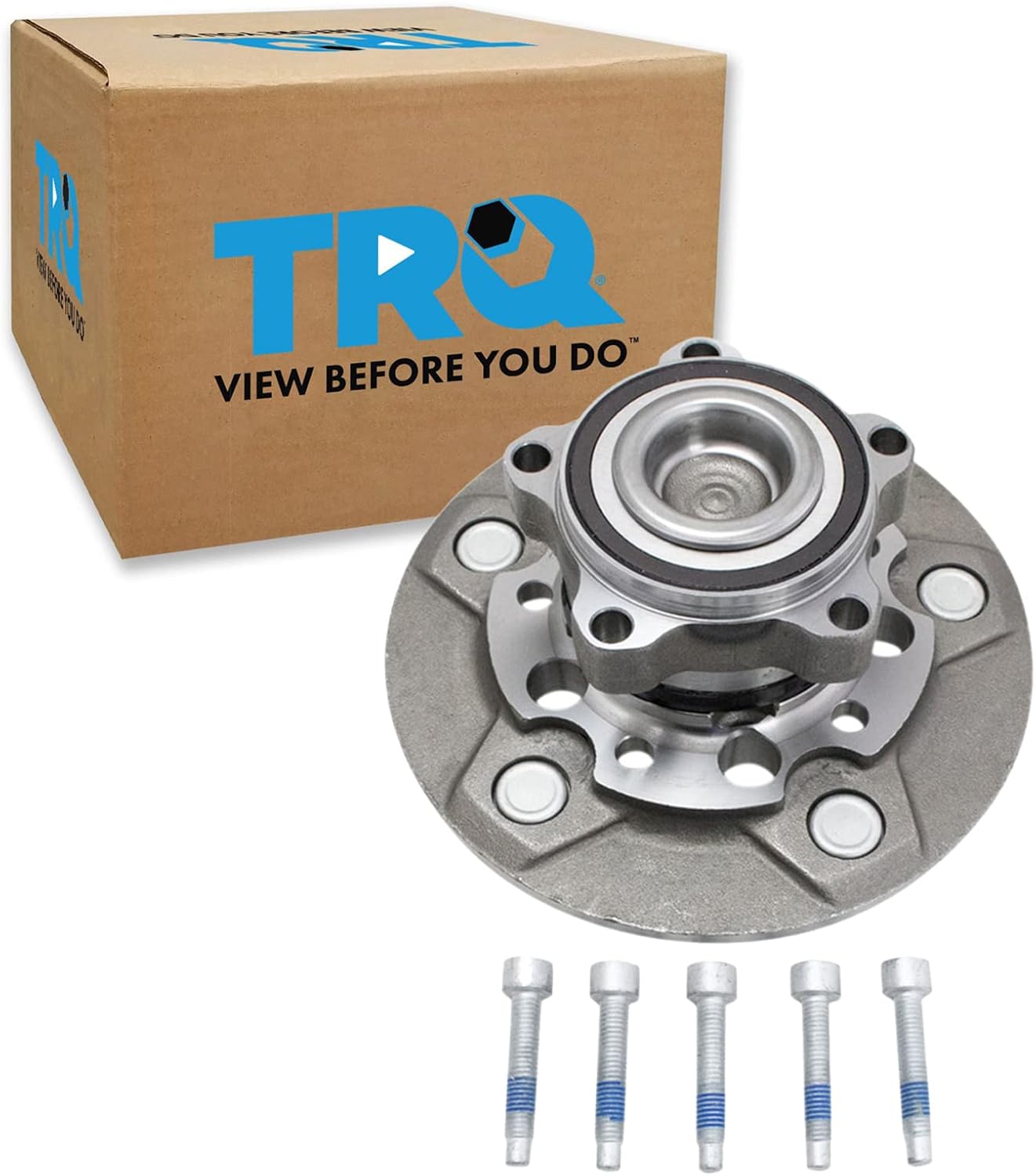 TRQ Front Driver Side Wheel Bearing & Hub Assembly for Ford Transit
