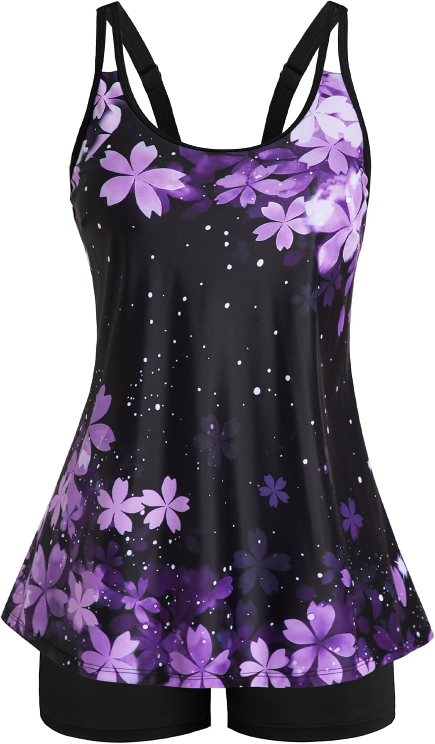 Arolina Tankini Swimsuits for Women with Tummy Control Design