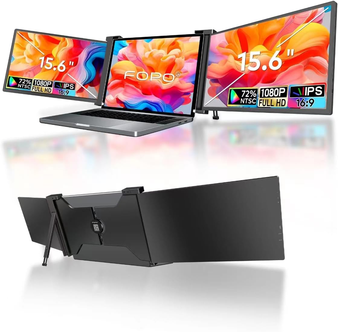 Portable FHD Triple Monitor Boost