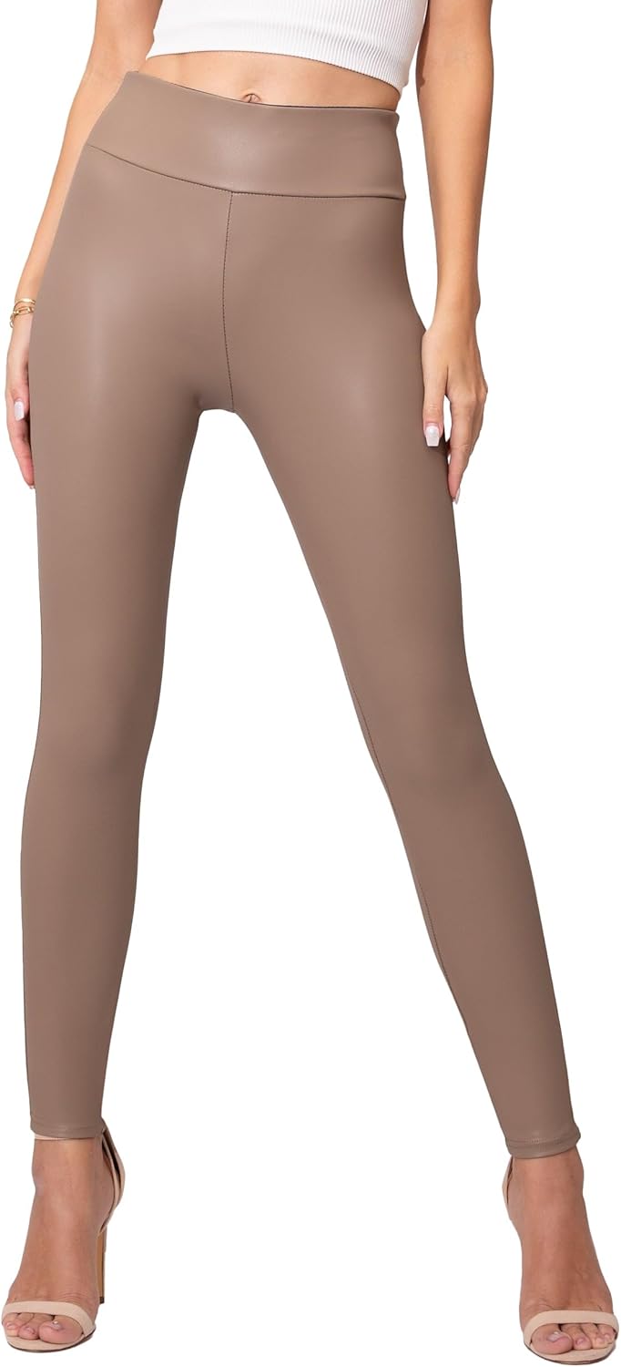 Conceited Luxe Leggings for Plus Size in Velvet or Vegan Leather