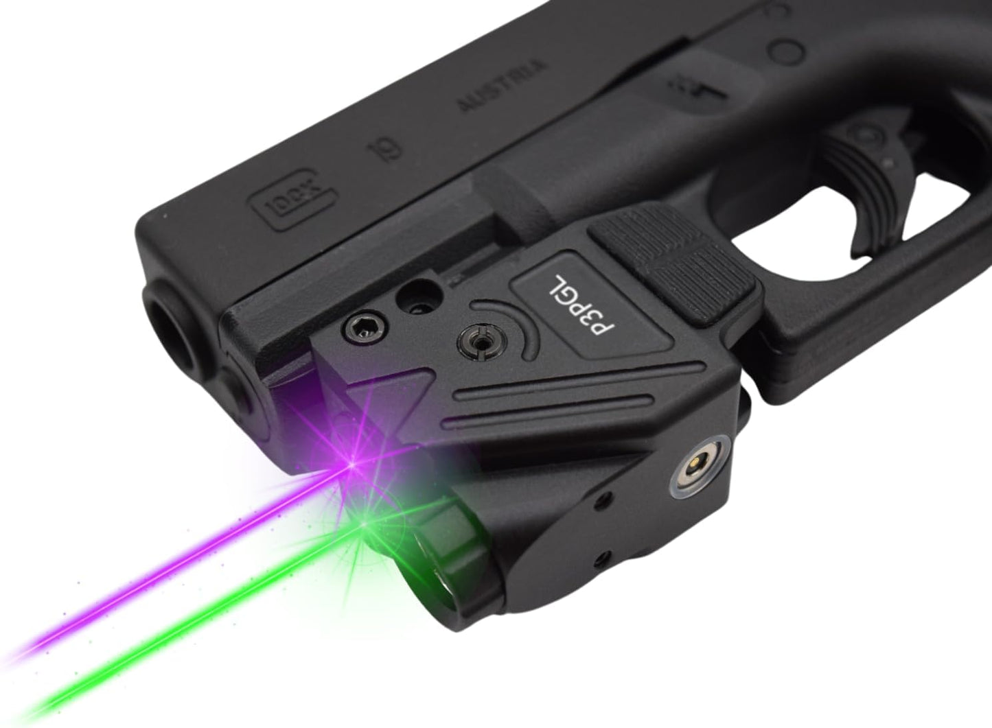 HiLight Tactical P3PGL Flashlight with Dual Laser for Precision