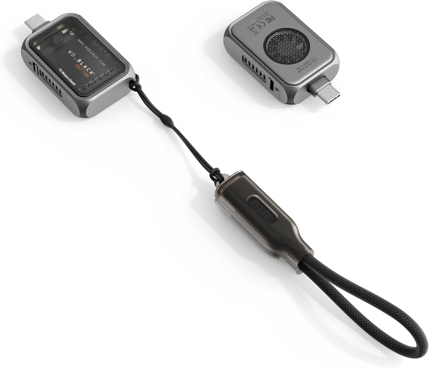 Satechi Mini SSD Enclosure: 10Gbps Speed & Active Cooling