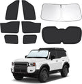 8pcs Car Window Shades for Toyota Land Cruiser Prado 250 - Privacy