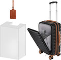 Airline Approved Carry On 22in Expandable Luggage with Front Pocket