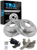 TRQ Rear Brake Pad & Rotor Kit for 1996-2002 Ford Crown Victoria