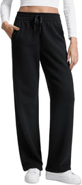 CRZ YOGA Cotton Fleece Lined Sweatpants Women - Warm Straight Leg soft