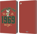 Peanuts Snoopy Guitar Leather Wallet Case for iPad Air 2 - 360