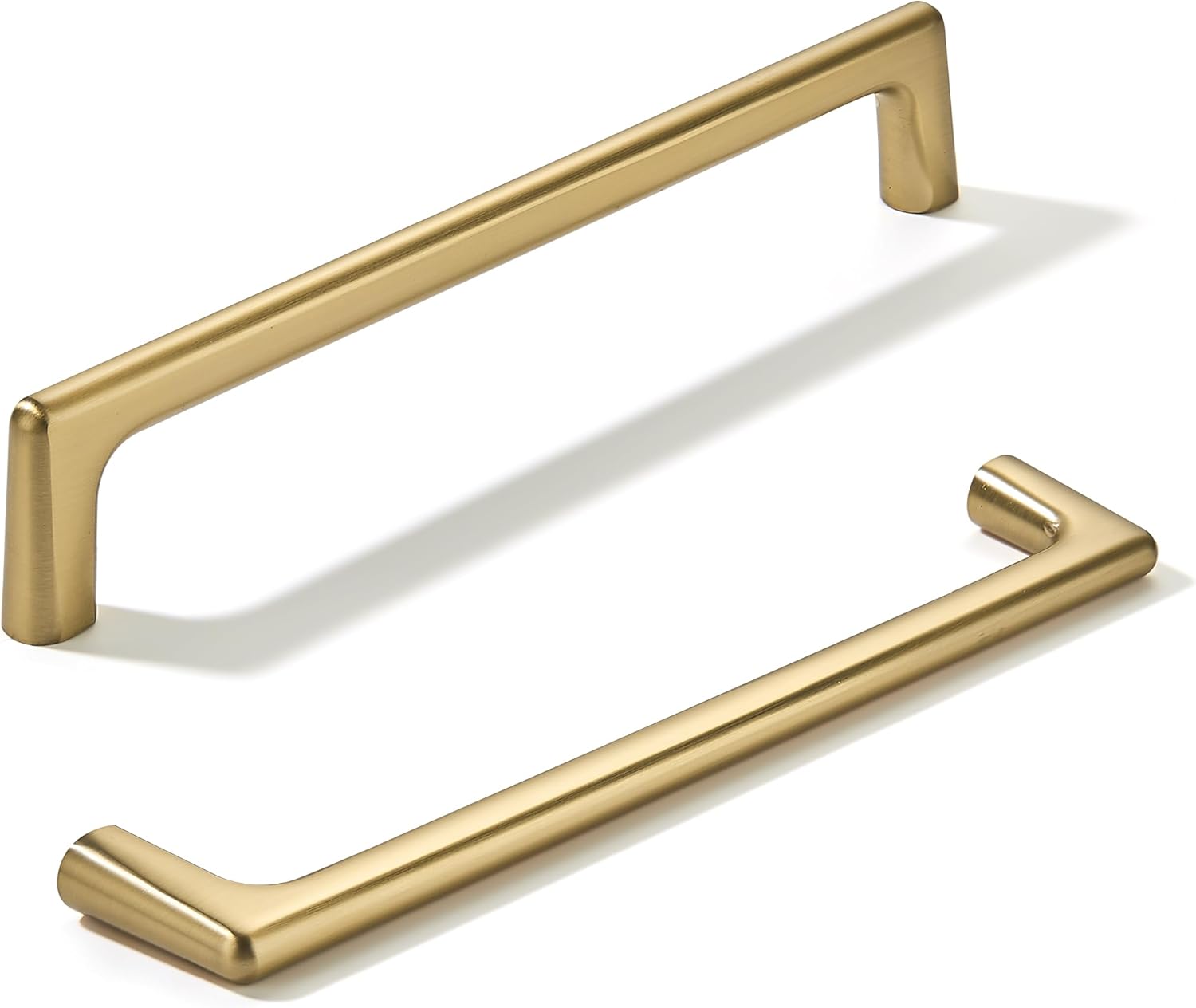 Brushed Brass Cabinet Pulls for Kitchen and Furniture Upgrade