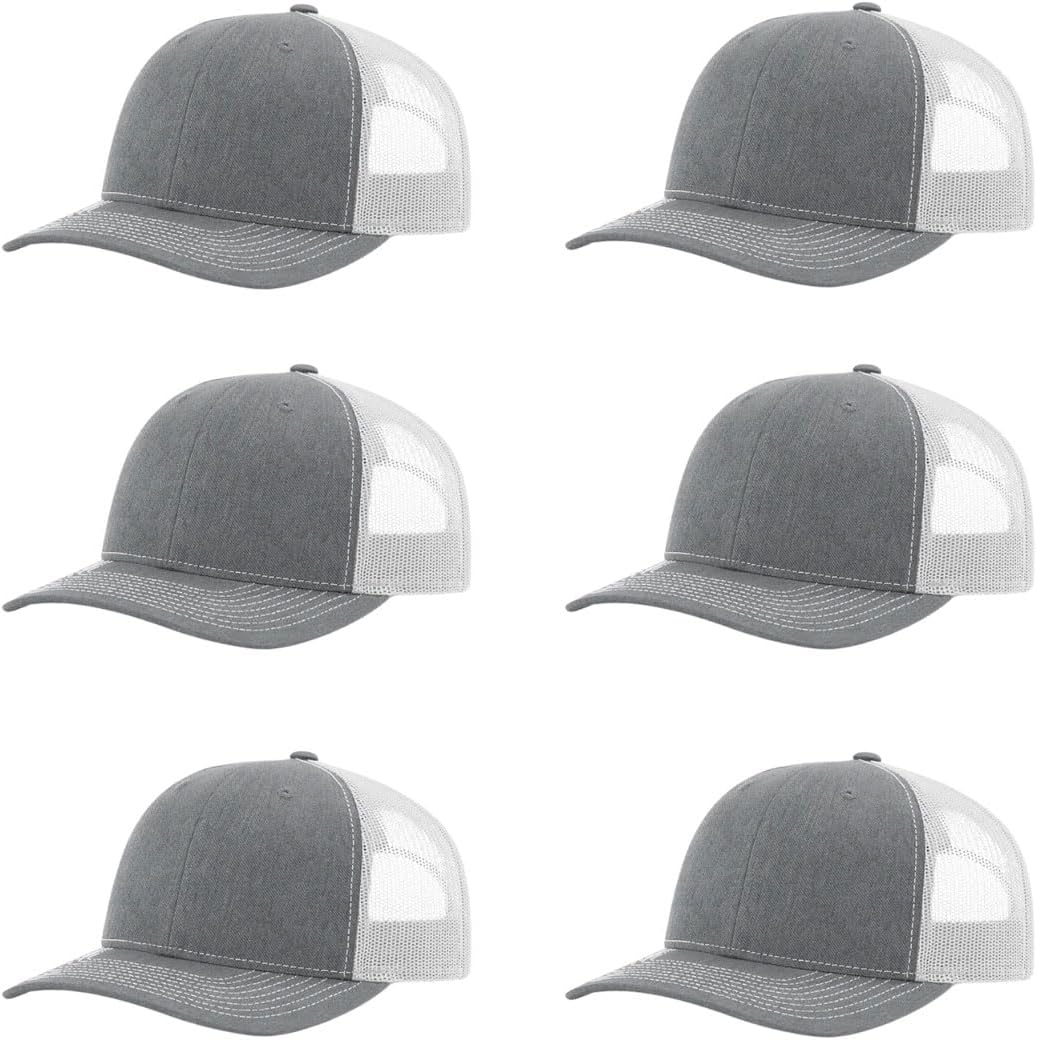 Richardson 112 Classic Six-Panel Adjustable Snapback Trucker Cap