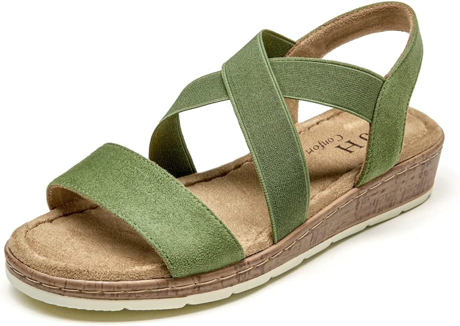 VJH confort Women's Flat Sandals for Stylish Summer Comfort