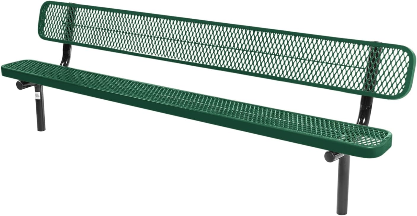 Coated Outdoor Furniture Heavy-Duty Outdoor Bench for All Spaces