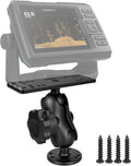Anti-Theft Aluminum Fish Finder Mount with Lock Knob - Short Arm