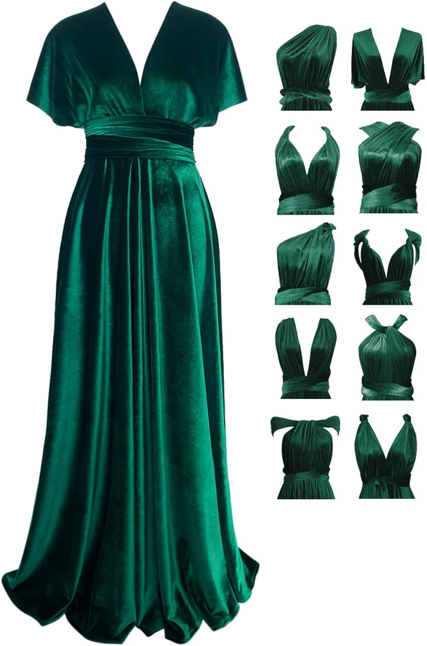Versatile Velvet Infinity Dress for All Occasions and Sizes