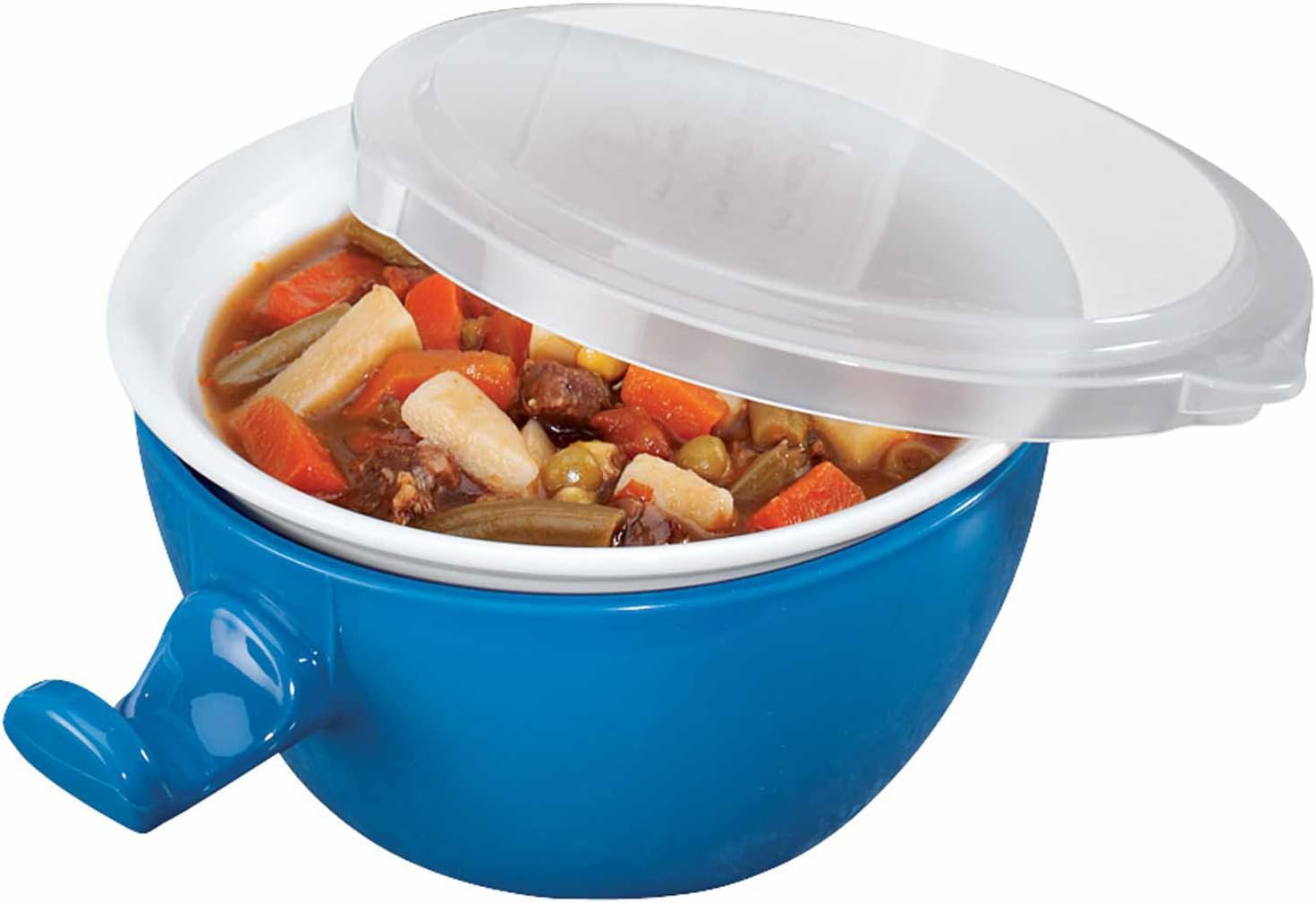 Chef Buddy Ceramic Microwave Bowl - Cool Touch Convenience