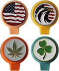 Strong Magnetic Golf Hat Clip Set - 4 Markers & Clips