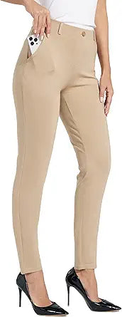 Willit Women's Yoga Dress Pants for Office and Casual Wear