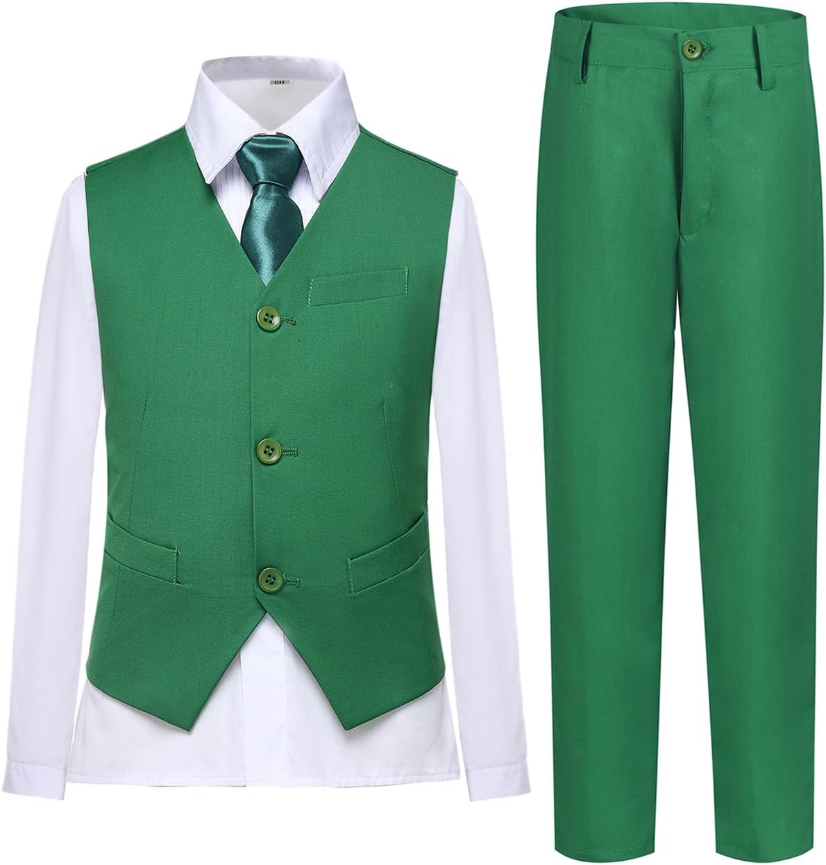 Boys Vest Set Formal Dress Suits for Weddings and Events