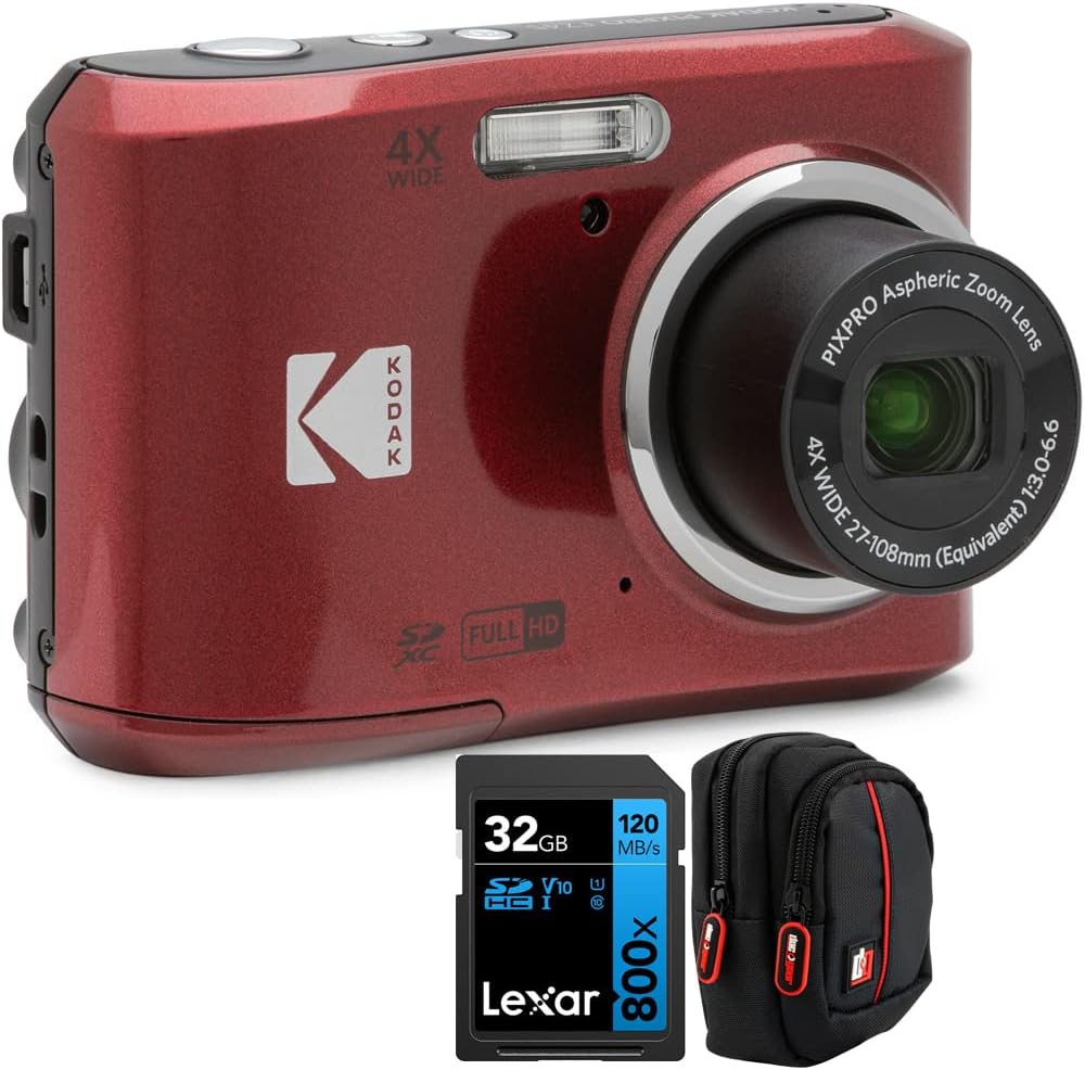 Kodak PIXPRO FZ45 16MP Digital Camera Bundle with Accessories