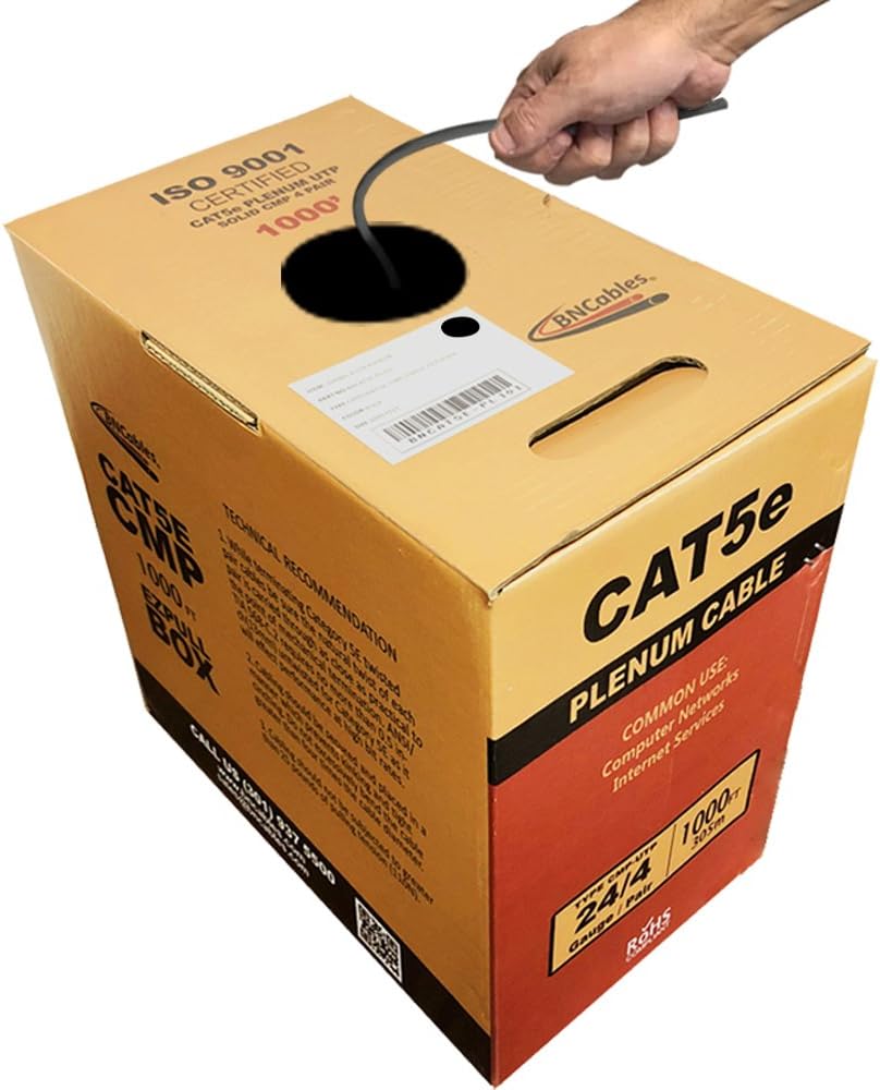 High Performance CAT5e Plenum Cable for Reliable Networking