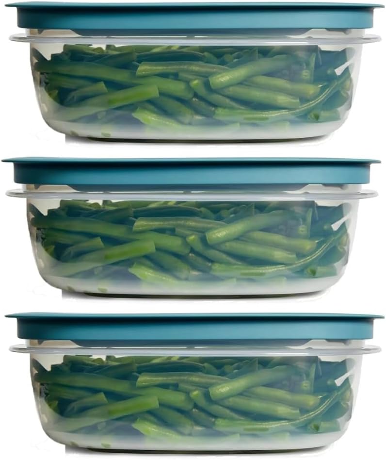 Rubber maid 9-Cup Storage Containers with Easy Find Lids Set
