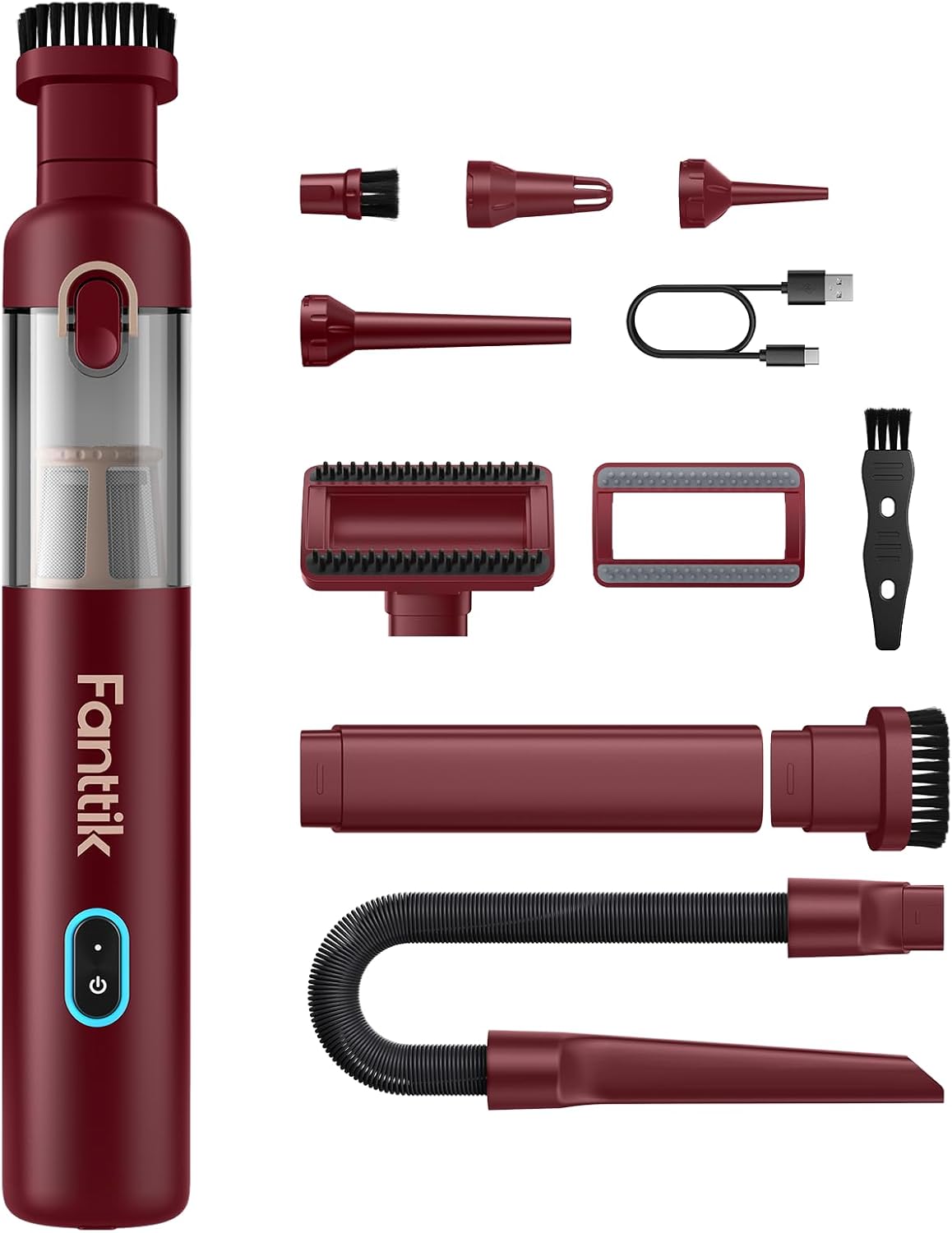 Fanttik Slim V8 APEX Car Vacuum: Portable Cordless Power