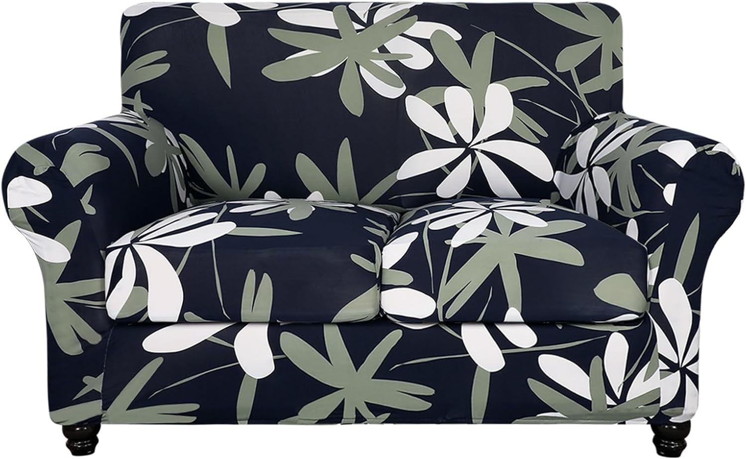 SearchI Stretch Sofa Cover for Loveseat with Floral Pattern