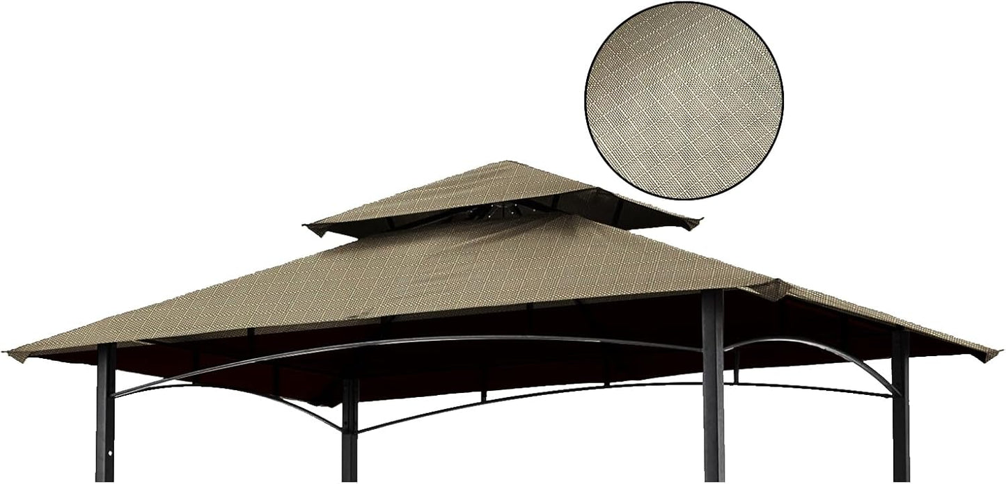 Grill Gazebo Replacement Canopy Roof for Outdoor BBQ Shelter