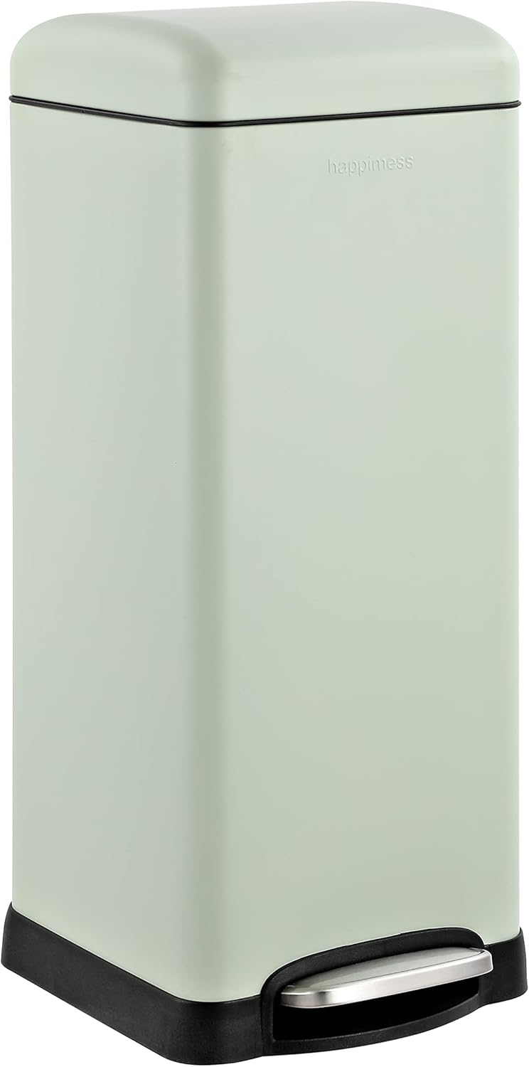 happimess HPM1007E Betty Retro 8-Gallon Step-Open Trash Can