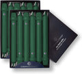 Colonial Candle Unscented Evergreen Taper Candles, 8 in Pack of 12