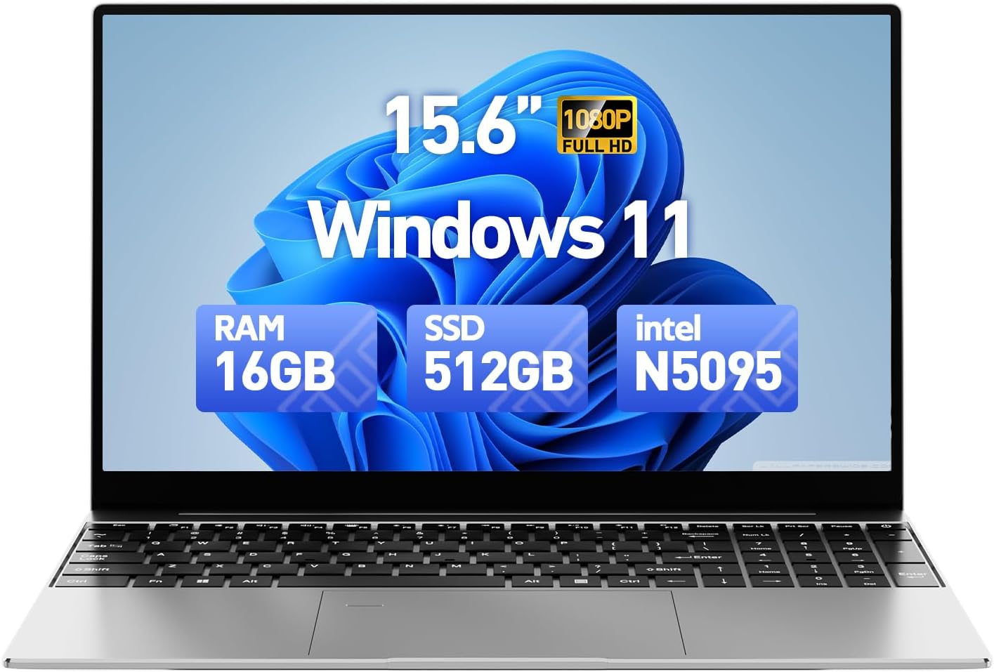 Latest 15.6-inch Windows 11 Laptop with 16GB RAM and 1TB SSD