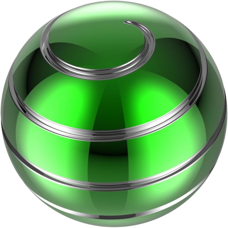 Stress Relief Spinner for Kids & Adults - Green Amber