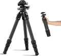 Compact Carbon Fiber Small Desktop Tripod - Stable Travel Support