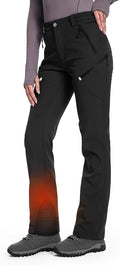 Moosehill Women's Fleece-Lined Hiking Pants - Warm, Water-Resistant 5%