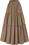 Scarlet Darkness Maxi Long Skirt for Women - Flowy (Style 8LP4)