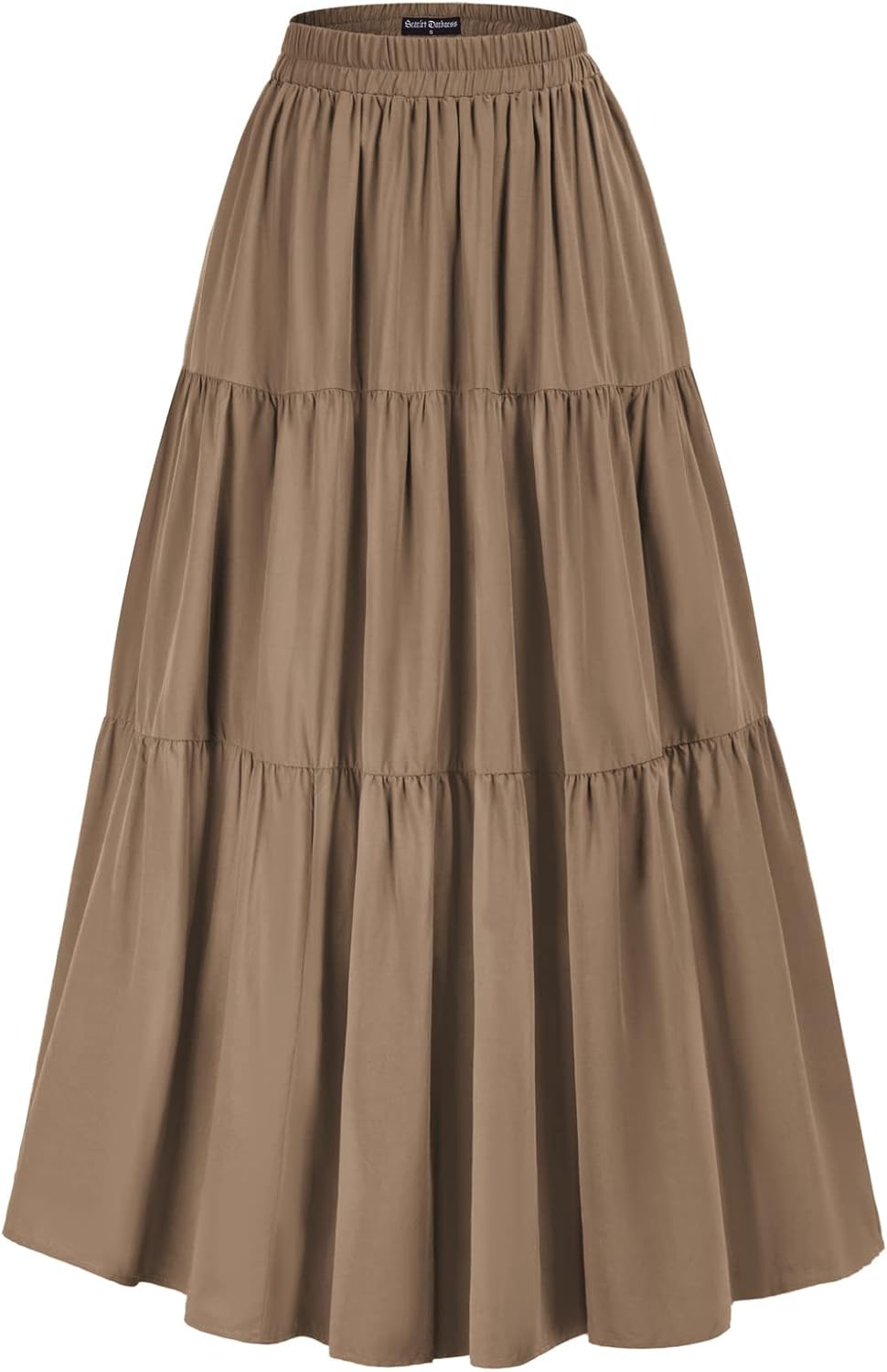 Scarlet Darkness Maxi Long Skirts for Women with Pockets