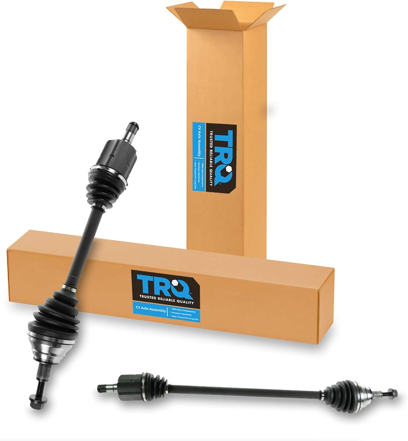 TRQ Front CV Axle Shaft Assembly Set for Volkswagen Models