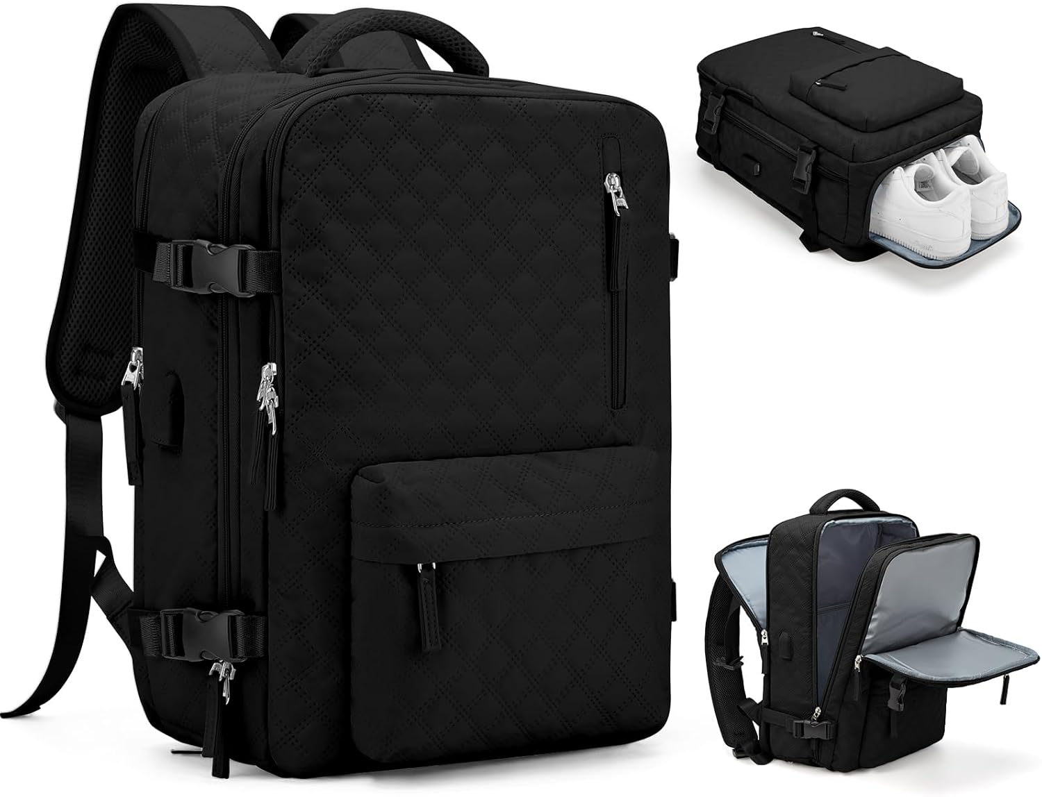 WONHOX Large Travel Backpack for Business and Everyday Use