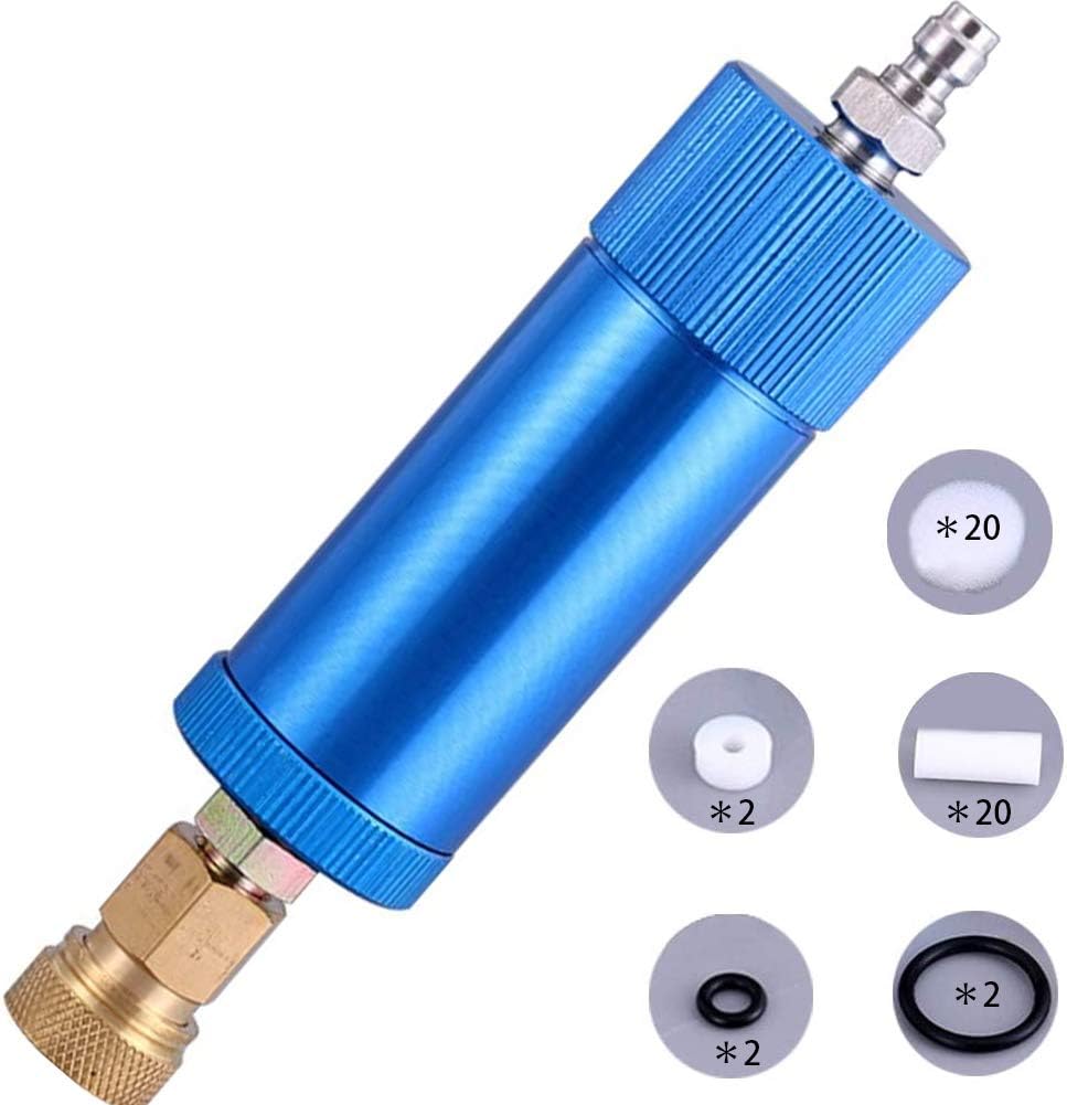 Creation Core High Pressure Air Pump with Quick Connect, 30Mpa Blue