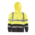 High Visibility Waterproof Rain Jacket Class 3 Level 2 - Yellow/Black