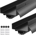 1-3/4 in x 36 in U Shaped Aluminum Door Bottom Sweep - Weatherseal