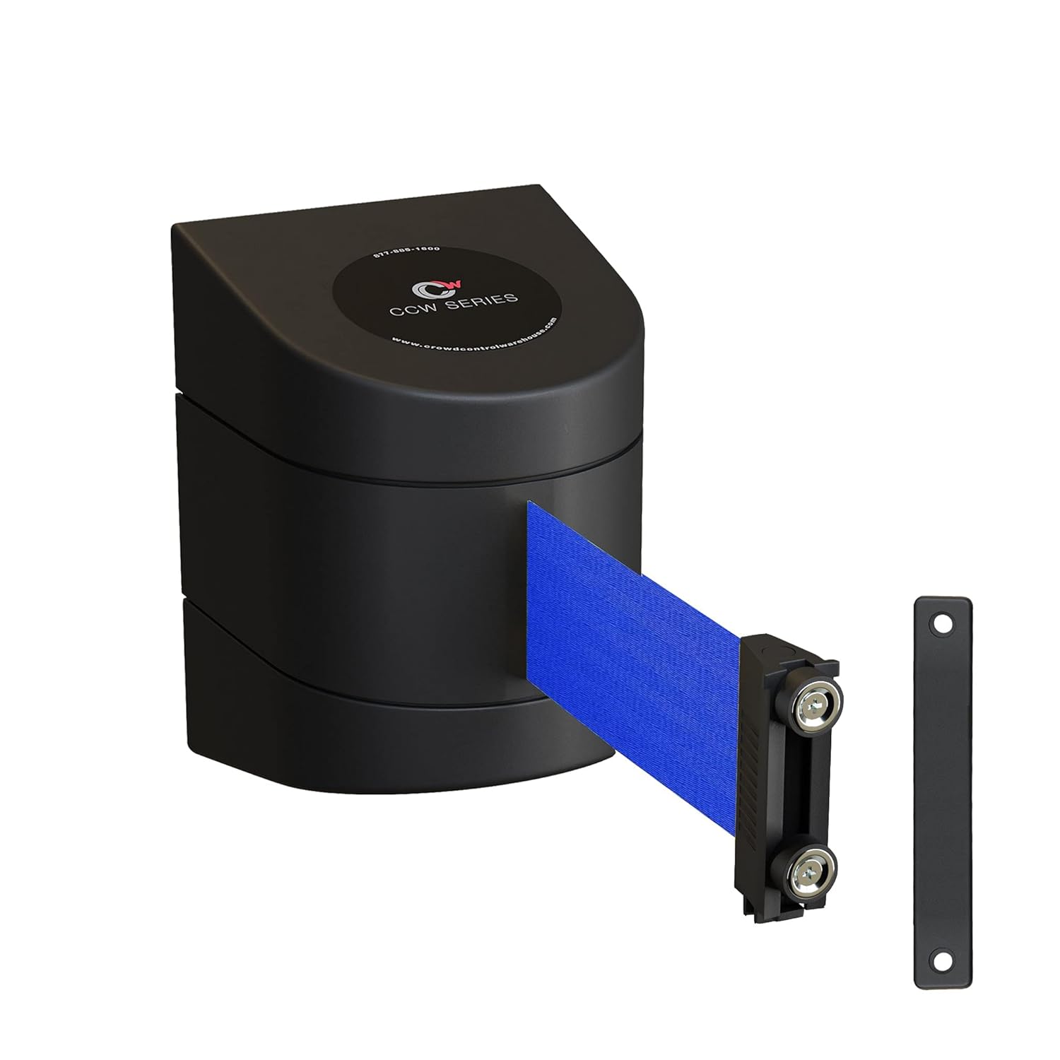 CCW Series WMB-220 Magnetic Wall Mount Retractable Belt Barrier