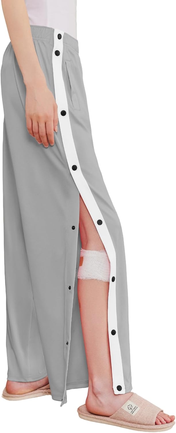 Deyeek Women's Tear Away Pants for Post Surgery Recovery Comfort