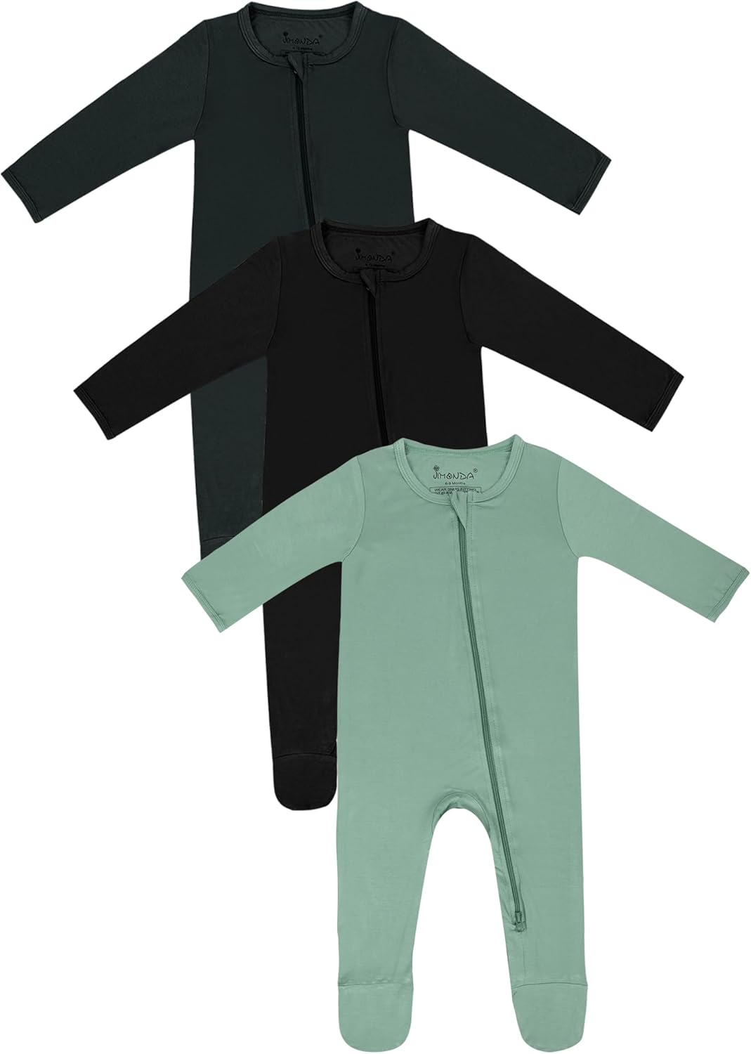 Jimonda Baby Romper Unisex Zip-Up Sleepers for All Seasons