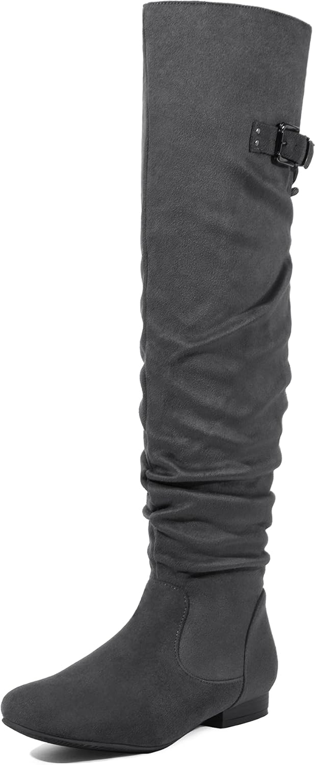 DREAM PAIRS Women's Suede Over The Knee Thigh High Boots Review