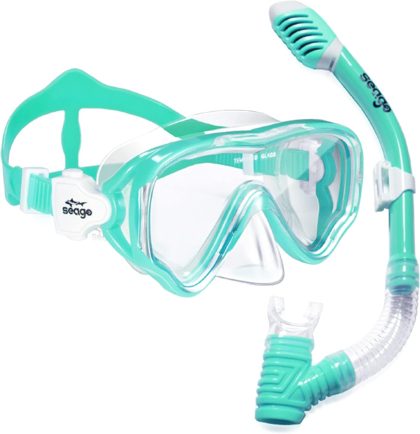 Seago Kids Dry Top Snorkel Set - Leak-Proof & Comfy!
