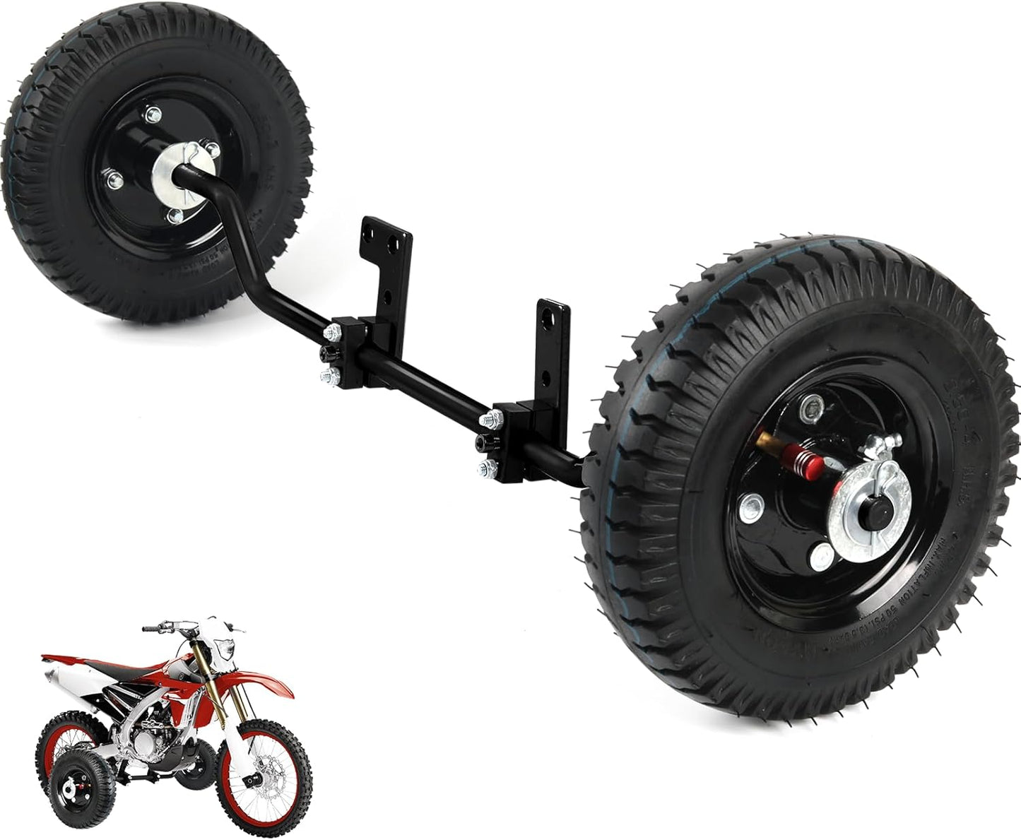 AR-PRO Adjustable Height Dirt Bike Training Wheels for Kids