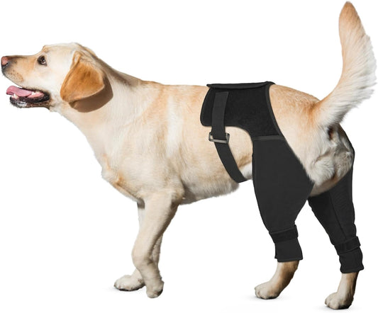 Dog Recovery Sleeve for Rear Leg - Comfortable & Breathable Pants